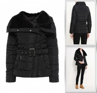 Черные куртки, куртка утепленная emoi, осень-зима 2016/2017