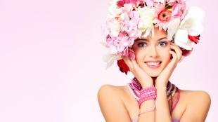 Макияж под розовое платье, весенний макияж для серых глаз